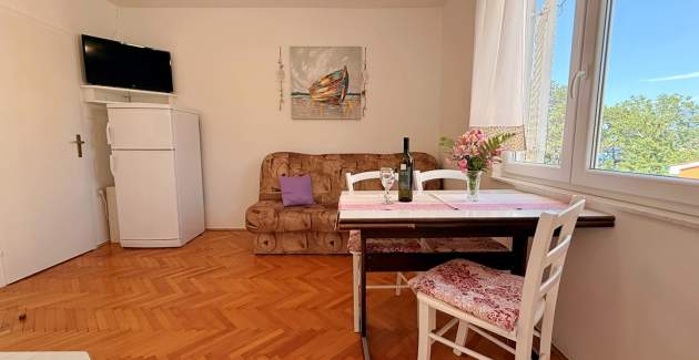 Apartman Dragica A2 – pogled more i balkon