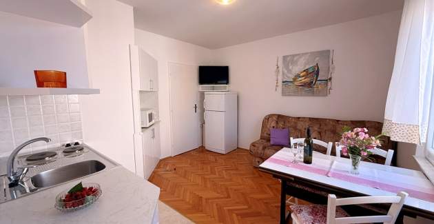Apartman Dragica A2 – pogled more i balkon