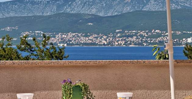 Apartman Dragica A2 – pogled more i balkon