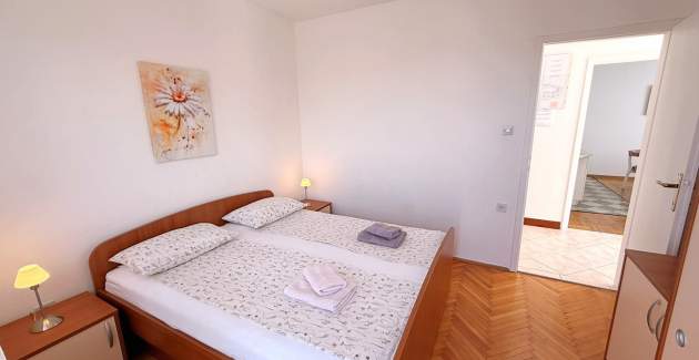 Apartman Dragica A4 – pogled more i balkon