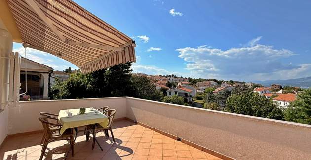 Apartman Dragica A4 – pogled more i balkon
