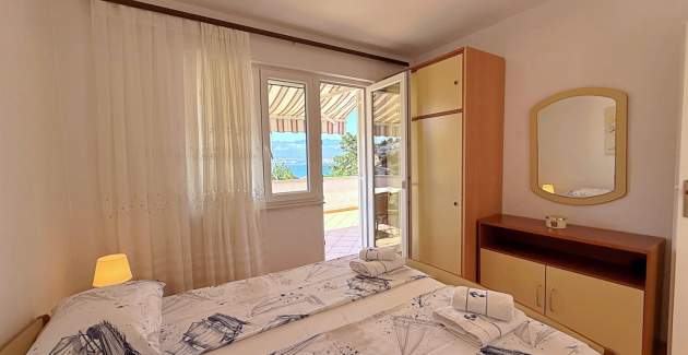 Apartman Dragica A4 – pogled more i balkon