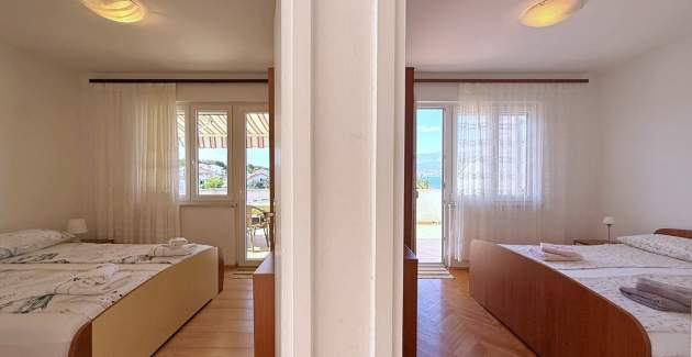 Apartman Dragica A4 – pogled more i balkon