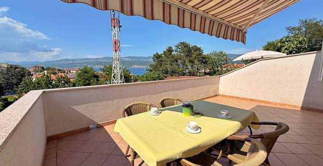 Apartman Dragica A4 – pogled more i balkon