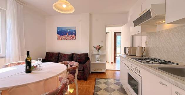 Apartman Dragica A4 – pogled more i balkon