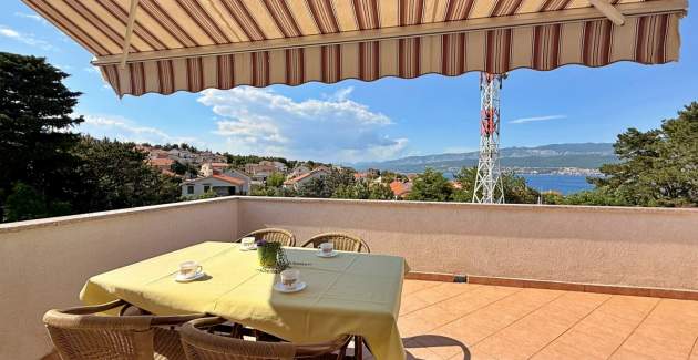 Apartman Dragica A4 – pogled more i balkon