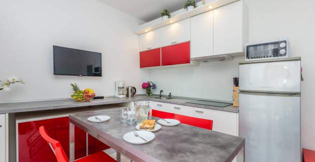 Apartment Presker – Meerblick und Balkon