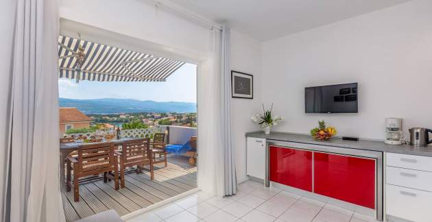 Apartment Presker – Meerblick und Balkon
