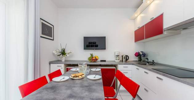 Apartment Presker – Meerblick und Balkon