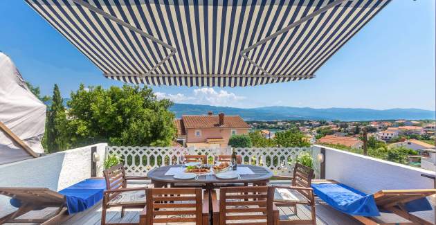 Apartment Presker – Meerblick und Balkon