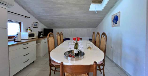 Apartment Srdoc – Terrace and Sea View