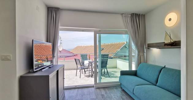 Monolocale Glorijeta – vista mare, 25 m dal mare