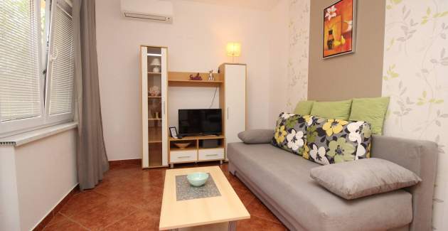 Apartman Brnic AQ P – s natkrivenom Terasom, 90 m od Plaže
