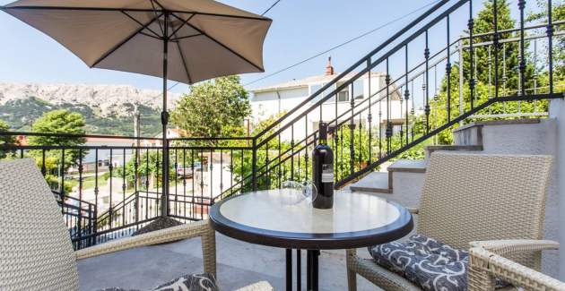 Studio-Apartment Berisha 1 Nr.1 – mit Balkon