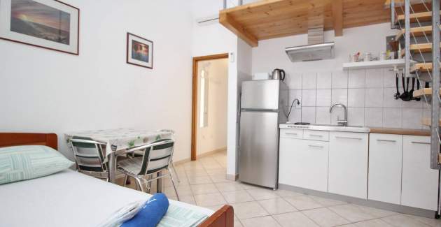 Studio-Apartment Judik – in Strandnähe, ohne Balkon