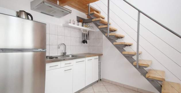 Studio-Apartment Judik – in Strandnähe, ohne Balkon