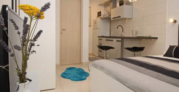 Studio Apartment Karamarko - with roofed Terrace