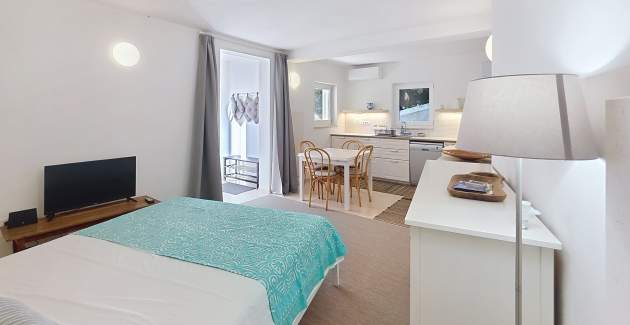 Studioapartment Meratti – im alten Teil von Baška, 200 m vom Strand entfernt