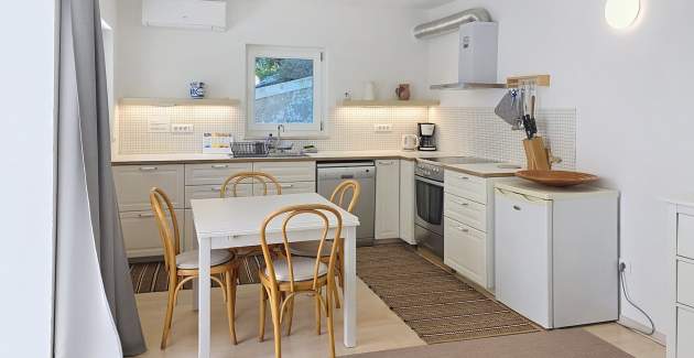 Studioapartment Meratti – im alten Teil von Baška, 200 m vom Strand entfernt