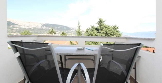 Apartment Mikulan Nara M – mit Meerblick, 350 m vom Strand entfernt