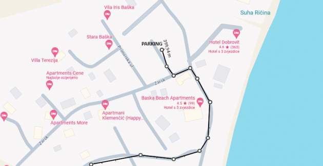 Apartment Starcevic-Filipovic with a Backyard and BBQ, 150 m from the Beach