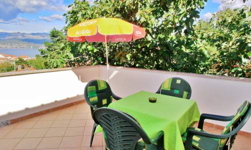 Apartman Dragica A2 – pogled more i balkon