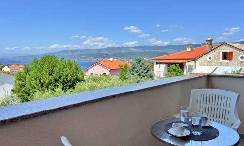 Apartman Dunato I – pogled more, 310 m od mora