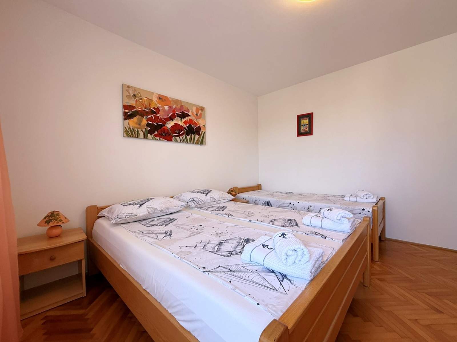 Apartman Dragica A2 – pogled more i balkon
